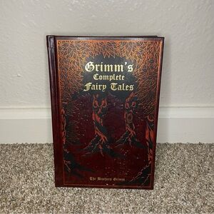 Grimm's Complete Fairy Tales Book - Red and Black Cover